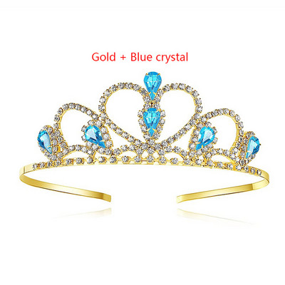 2022 Moda Printesa Coroana Mireasa Cristal Coafura Accesorii pentru Par Fete Strass Coefca Mireasa Petrecere Nunta Acces la Par