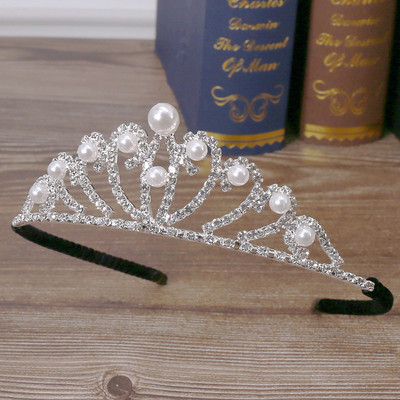 Noua Prințesă Ziua de Naștere Tiara Copii Fete Bal Coroana Mireasă Nuntă Coroana Accesorii pentru petreceri Bijuterii de păr la modă