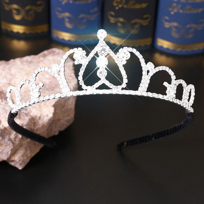 Noua Prințesă Ziua de Naștere Tiara Copii Fete Bal Coroana Mireasă Nuntă Coroana Accesorii pentru petreceri Bijuterii de păr la modă