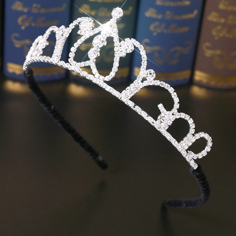 Noua Prințesă Ziua de Naștere Tiara Copii Fete Bal Coroana Mireasă Nuntă Coroana Accesorii pentru petreceri Bijuterii de păr la modă