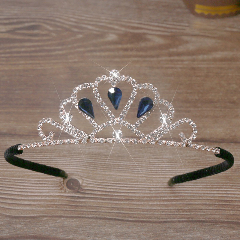 Noua Prințesă Ziua de Naștere Tiara Copii Fete Bal Coroana Mireasă Nuntă Coroana Accesorii pentru petreceri Bijuterii de păr la modă