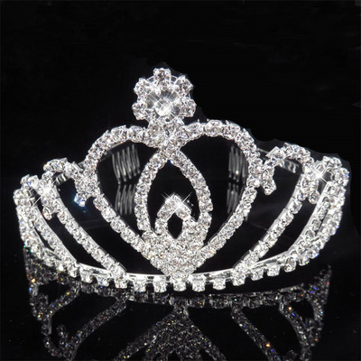 Hot Fashion Bridal Tiara Crown Luxury Princess Wedding Party Bijuterii de păr Femei Fată Inimă Cristal Bal Bandă Comerț cu ridicata
