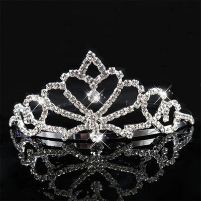 Hot Fashion Bridal Tiara Crown Luxury Princess Wedding Party Bijuterii de păr Femei Fată Inimă Cristal Bal Bandă Comerț cu ridicata