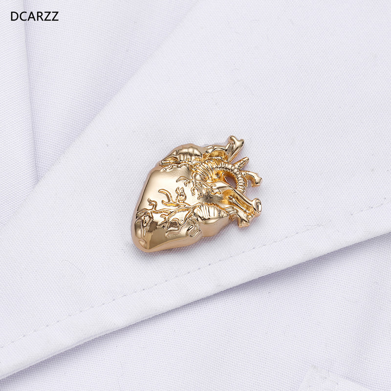 DCARZZ inimă ace de rever metal la modă bijuterii cadou de petrecere drăguț doctor asistent medical pin insigna cămașă broșe pentru femei
