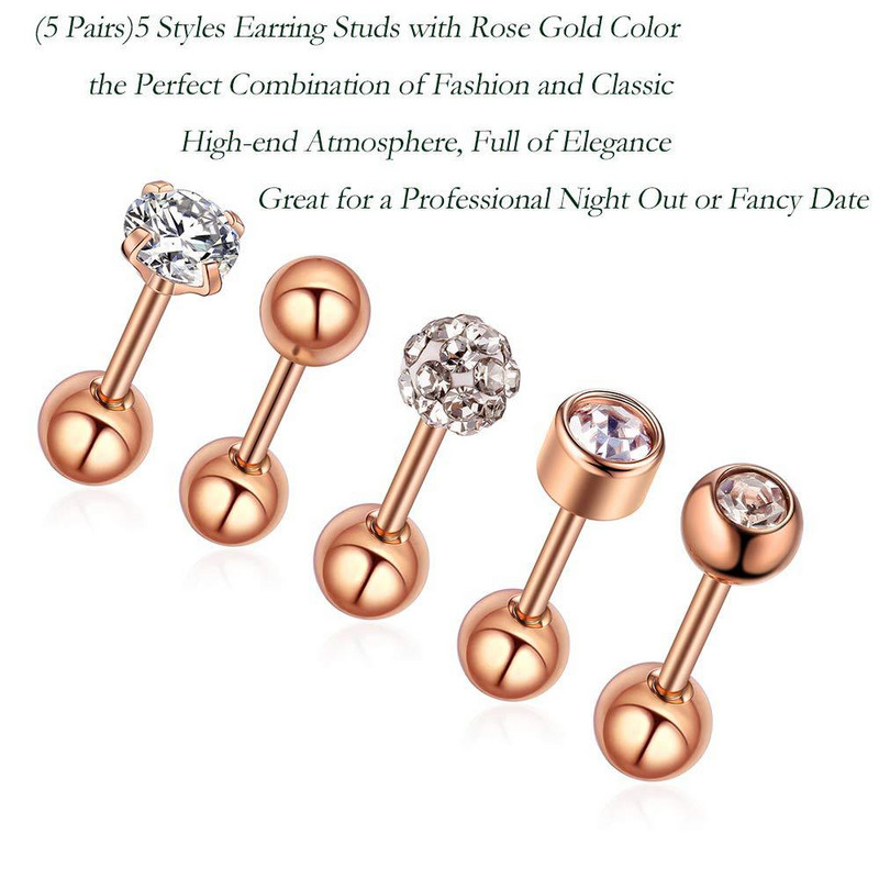 10 bucăți/set 18G piercing labret set de inele pentru buze cu cristale labret bijuterii Helix piercing tragus cercel cartilaj pircing nas