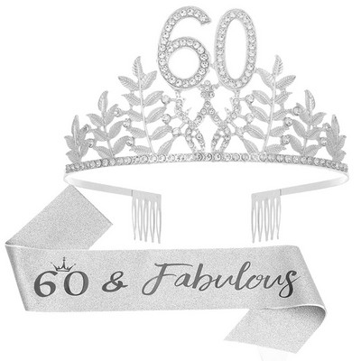 Kuninganna sünnipäevakroon 6 16 18 21 30 50 lindiga kristallist tiaara printsessi sünnipäevabaar Mitsvah peo aastapäeva kaunistustarbed