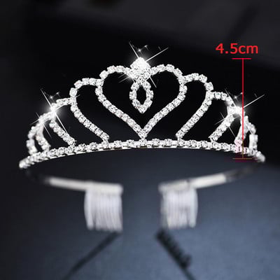 Mireasa nunta stras coroana bentita Accesorii pentru par Femeie fetita petrecere bijuterii de par