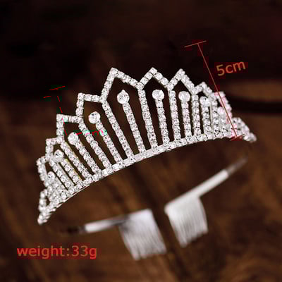 Mireasa nunta stras coroana bentita Accesorii pentru par Femeie fetita petrecere bijuterii de par