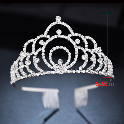 Mireasa nunta stras coroana bentita Accesorii pentru par Femeie fetita petrecere bijuterii de par