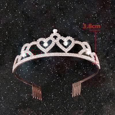 Mireasa nunta stras coroana bentita Accesorii pentru par Femeie fetita petrecere bijuterii de par