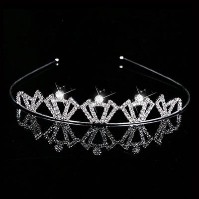 Mireasa nunta stras coroana bentita Accesorii pentru par Femeie fetita petrecere bijuterii de par