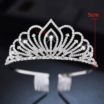 Mireasa nunta stras coroana bentita Accesorii pentru par Femeie fetita petrecere bijuterii de par