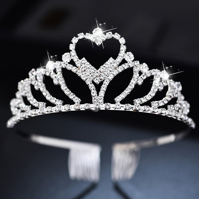 Mireasa nunta stras coroana bentita Accesorii pentru par Femeie fetita petrecere bijuterii de par