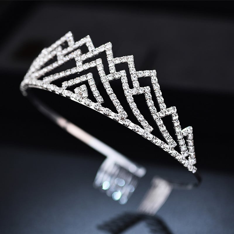 Mireasa nunta stras coroana bentita Accesorii pentru par Femeie fetita petrecere bijuterii de par