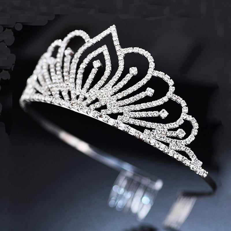 Mireasa nunta stras coroana bentita Accesorii pentru par Femeie fetita petrecere bijuterii de par