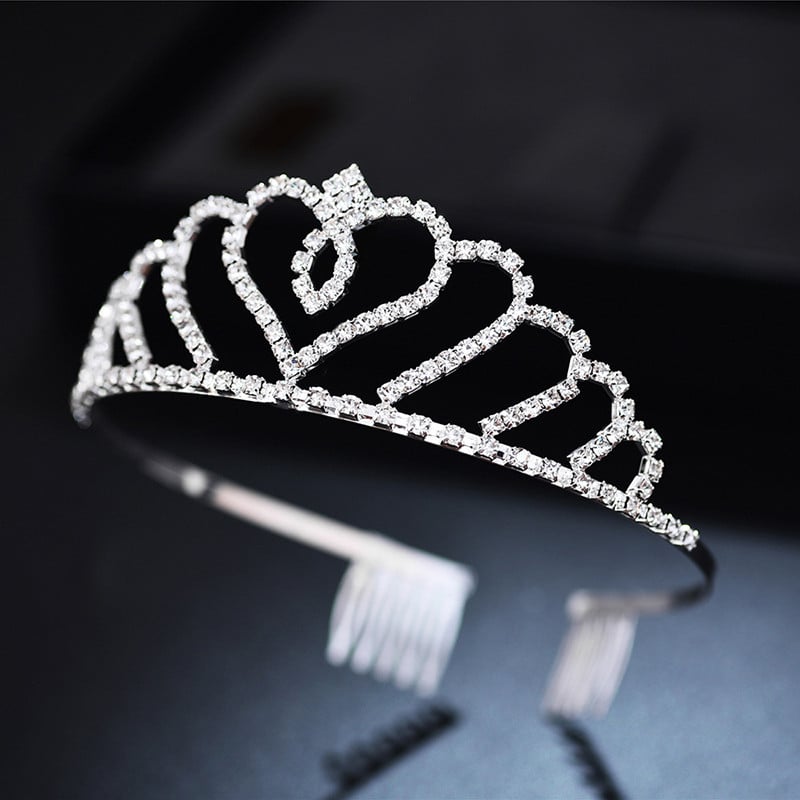 Mireasa nunta stras coroana bentita Accesorii pentru par Femeie fetita petrecere bijuterii de par