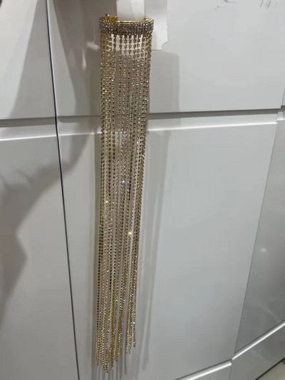 Jauna modes pilna Rhinestone spīdīga pušķu matu lente sieviešu galvassega Kāzu ballīšu aksesuāri matu rotaslietas