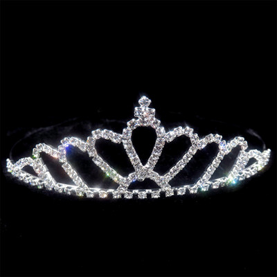 Moda Cristal Prințesă Tiare Coroane de mireasă Bandă de stras Bijuterii pentru păr Femei Fete Accesorii pentru petrecerea de nuntă Ornamente