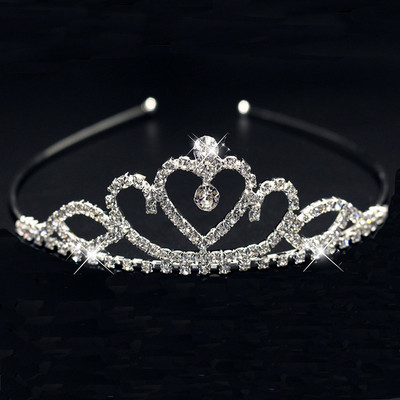 Moda Cristal Prințesă Tiare Coroane de mireasă Bandă de stras Bijuterii pentru păr Femei Fete Accesorii pentru petrecerea de nuntă Ornamente