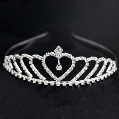 Moda Cristal Prințesă Tiare Coroane de mireasă Bandă de stras Bijuterii pentru păr Femei Fete Accesorii pentru petrecerea de nuntă Ornamente