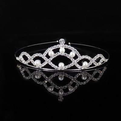 Princeses pērļu kalnu kristāla tiāra, bērns, meitene, izlaiduma dāvana matu rotājums, līgavas galvassega, kāzu matu rota, kronis