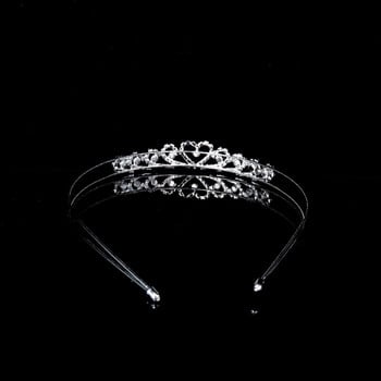 Princess Cute Tiara and Bridal Crown Crystal Headband Αξεσουάρ νυφικών μαλλιών Αξεσουάρ για πάρτι γάμου Αξεσουάρ γενεθλίων μόδας Hair Ac