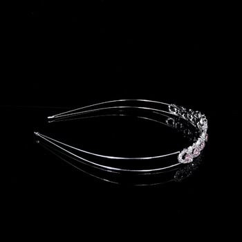 Princess Cute Tiara and Bridal Crown Crystal Headband Αξεσουάρ νυφικών μαλλιών Αξεσουάρ για πάρτι γάμου Αξεσουάρ γενεθλίων μόδας Hair Ac