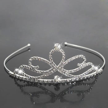 Fashion Rhinestone Princess Tiaras Crystal Crowns For Girls Performance Party Νυφικά μαλλιά Κοσμήματα Γάμου Αξεσουάρ