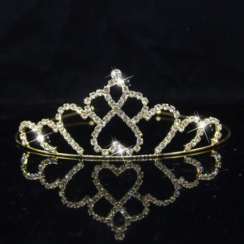 Fashion Rhinestone Princess Tiaras Crystal Crowns For Girls Performance Party Νυφικά μαλλιά Κοσμήματα Γάμου Αξεσουάρ