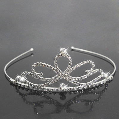 Moda Strasuri Printesa Diademi Coroane De Cristal Pentru Fete Performanta Petrecere Mireasa Bijuterii Par Accesorii Nunta