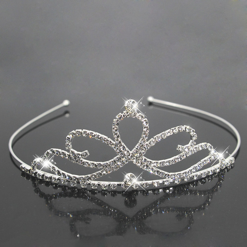 Moda Strasuri Printesa Diademi Coroane De Cristal Pentru Fete Performanta Petrecere Mireasa Bijuterii Par Accesorii Nunta
