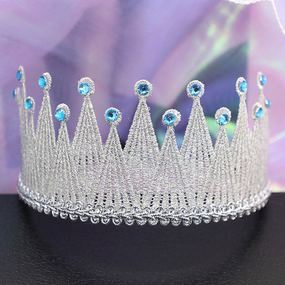 Tiara Copii Detașabilă Drăguță Coroană Prințesă Bentita De Păr Pentru Fete Copii Aniversare Accesorii Bentita