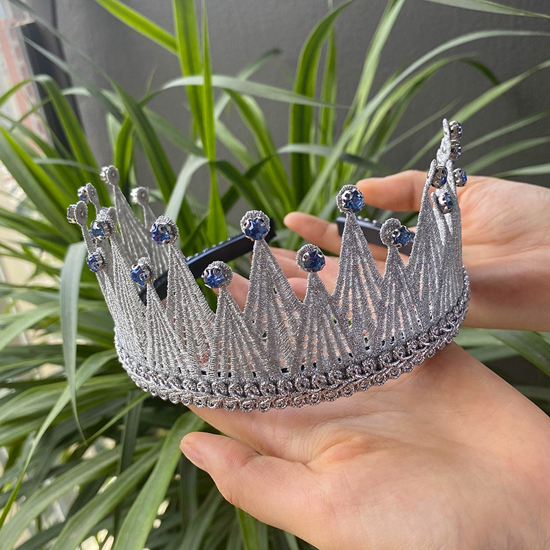 Tiara Copii Detașabilă Drăguță Coroană Prințesă Bentita De Păr Pentru Fete Copii Aniversare Accesorii Bentita