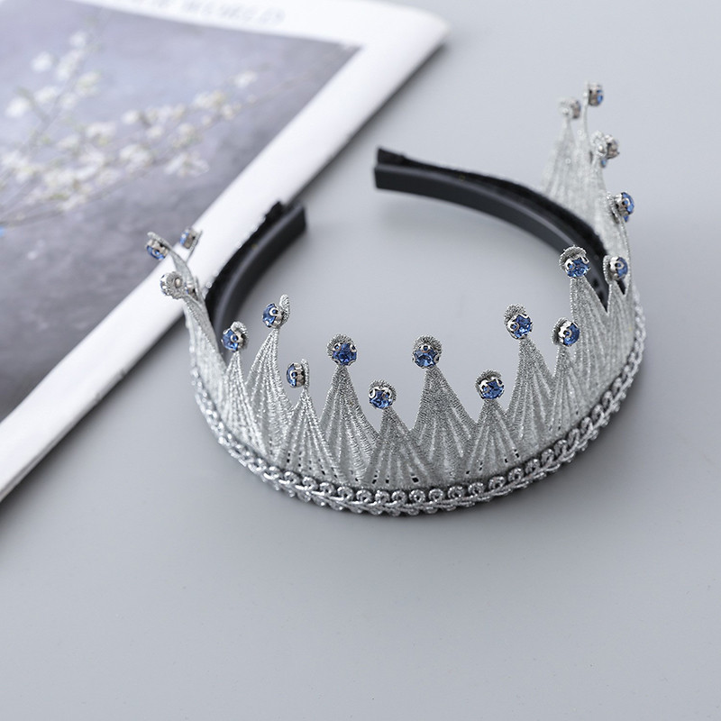 Tiara Copii Detașabilă Drăguță Coroană Prințesă Bentita De Păr Pentru Fete Copii Aniversare Accesorii Bentita