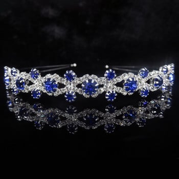 Bride Wedding Tiara Μπάλα γενεθλίων Crown Princess Κομψό χτένισμα κρυστάλλινο αξεσουάρ για τα μαλλιά Γάμος Δώρο