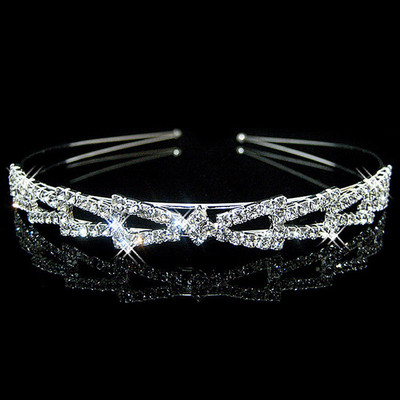 Mireasa Nunta Tiara Aniversare Ball Printesa Coroana Bentita Eleganta Cristal Nunta Accesorii Par Bandita Cadou