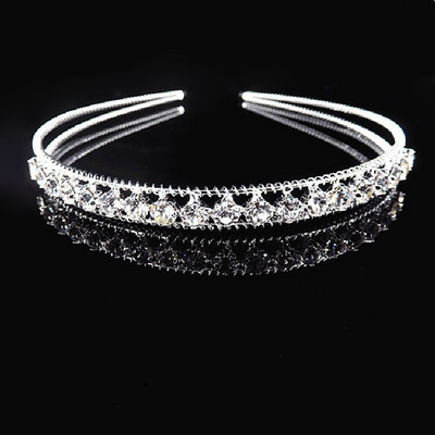 Mireasa Nunta Tiara Aniversare Ball Printesa Coroana Bentita Eleganta Cristal Nunta Accesorii Par Bandita Cadou