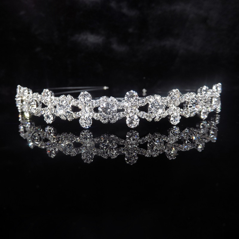 Mireasa Nunta Tiara Aniversare Ball Printesa Coroana Bentita Eleganta Cristal Nunta Accesorii Par Bandita Cadou
