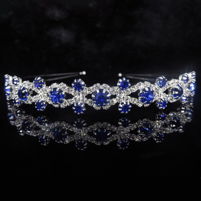 Mireasa Nunta Tiara Aniversare Ball Printesa Coroana Bentita Eleganta Cristal Nunta Accesorii Par Bandita Cadou