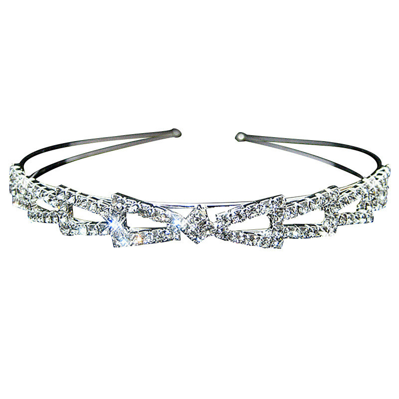 Mireasa Nunta Tiara Aniversare Ball Printesa Coroana Bentita Eleganta Cristal Nunta Accesorii Par Bandita Cadou