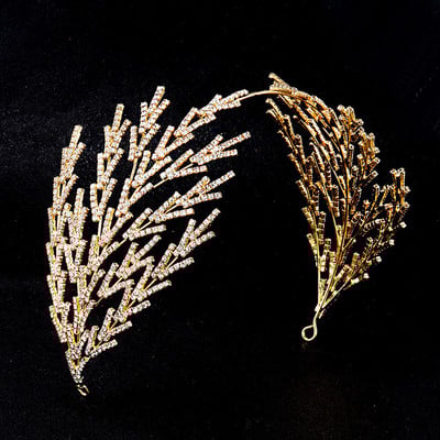 Pop-up-uri europene și americane Rochie de mireasă Femeii Coroana de nuntă de cristal Coroana de diamante de mireasă