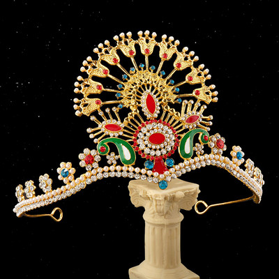 Pop-up-uri europene și americane Rochie de mireasă Femeii Coroana de nuntă de cristal Coroana de diamante de mireasă