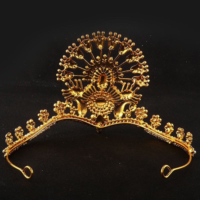 Pop-up-uri europene și americane Rochie de mireasă Femeii Coroana de nuntă de cristal Coroana de diamante de mireasă