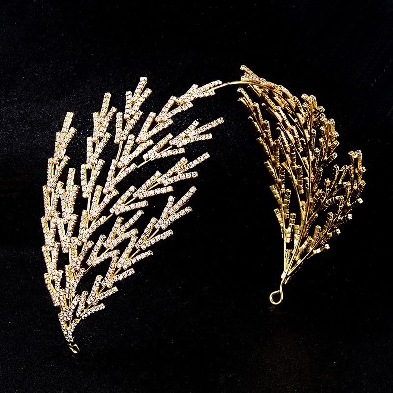 Pop-up-uri europene și americane Rochie de mireasă Femeii Coroana de nuntă de cristal Coroana de diamante de mireasă