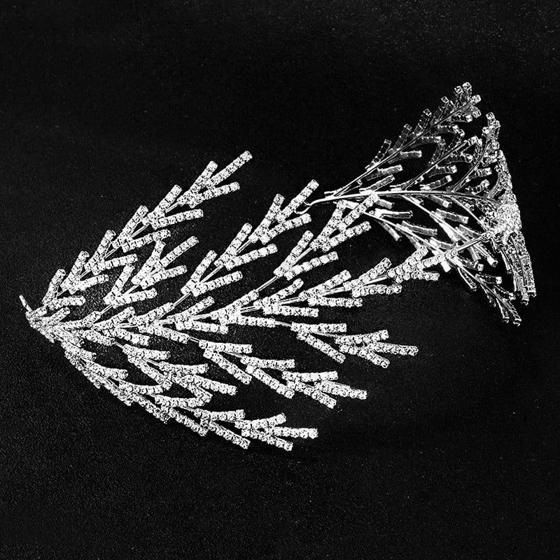 Pop-up-uri europene și americane Rochie de mireasă Femeii Coroana de nuntă de cristal Coroana de diamante de mireasă