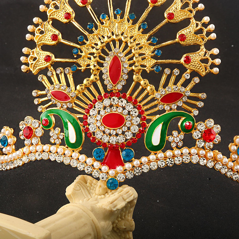 Pop-up-uri europene și americane Rochie de mireasă Femeii Coroana de nuntă de cristal Coroana de diamante de mireasă