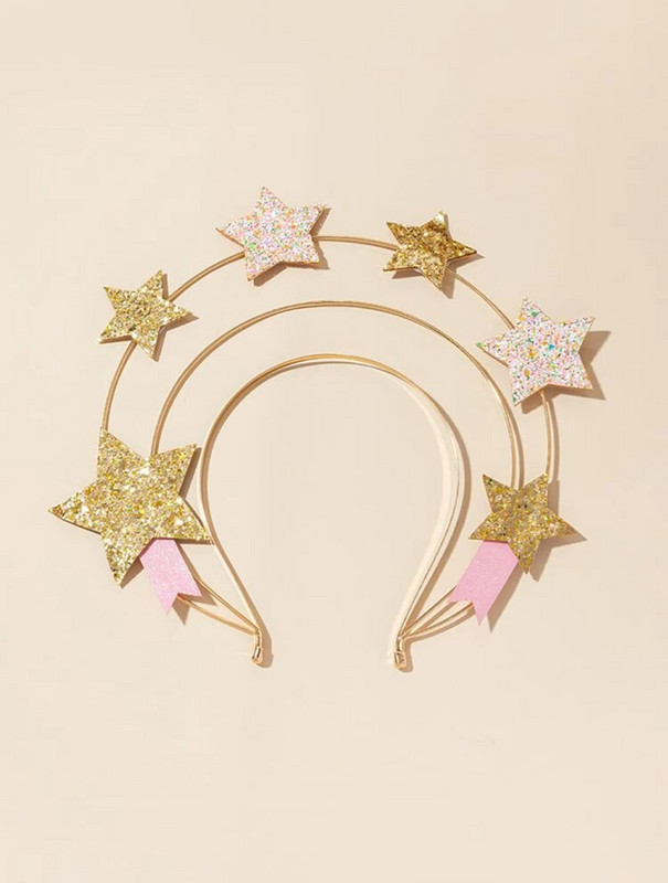 Zeiță Halo Tiara Coroana de Aur Bentiță de mireasă Accesorii și aripi de perle Tiara Studio foto Tiara Îmbrăcăminte Bandă pentru cap