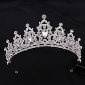 Noul baroc, lucrat manual, coroană de mireasă, nuntă, cu strass, spectacol de naștere pentru copii, coroană de cristal.