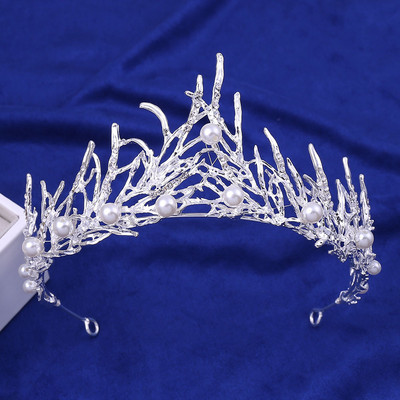 Noul baroc, lucrat manual, coroană de mireasă, nuntă, cu strass, spectacol de naștere pentru copii, coroană de cristal.