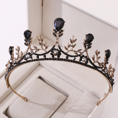 Noul baroc, lucrat manual, coroană de mireasă, nuntă, cu strass, spectacol de naștere pentru copii, coroană de cristal.